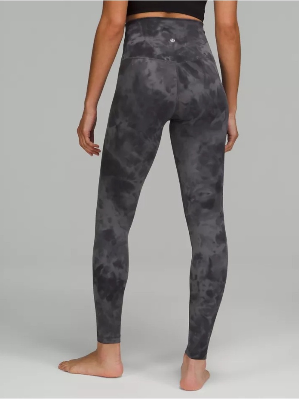 Lululemon Align High-Rise Pant 28" in Diamond Dye Pitch Grey Graphite Grey